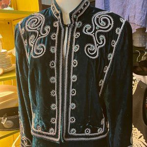 Green Velvet Jacket